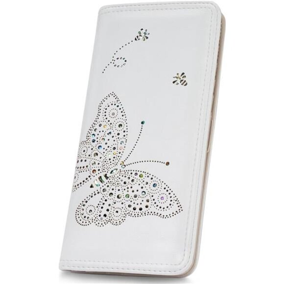 Wallet Ultra Slim, Clutch Long White - Picture 1 of 6